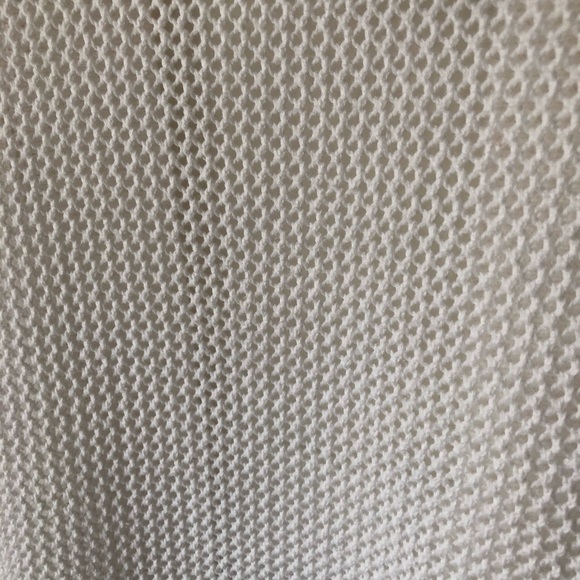 TALBOTS White 100% Cotton Long Cardigan Women’s Size Large Open Front Lo… - Picture 7 of 16